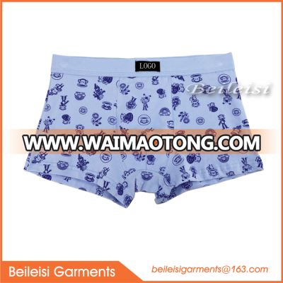 Children cartoon printed boy's underwear boxer short